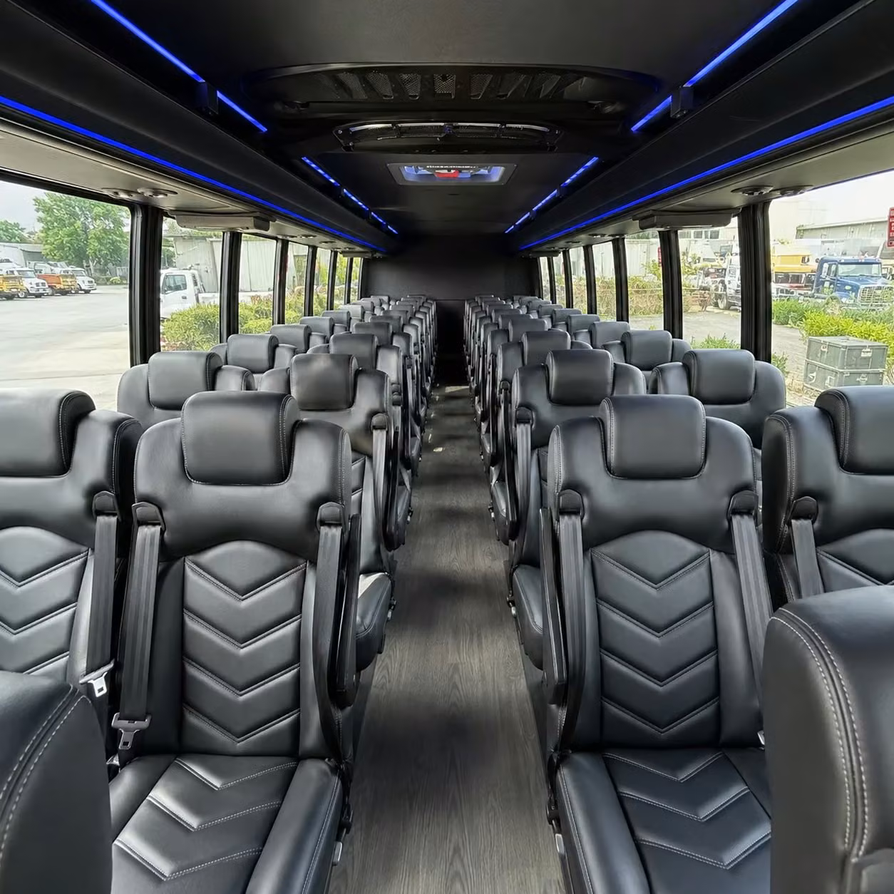 25 passenger minibus inside