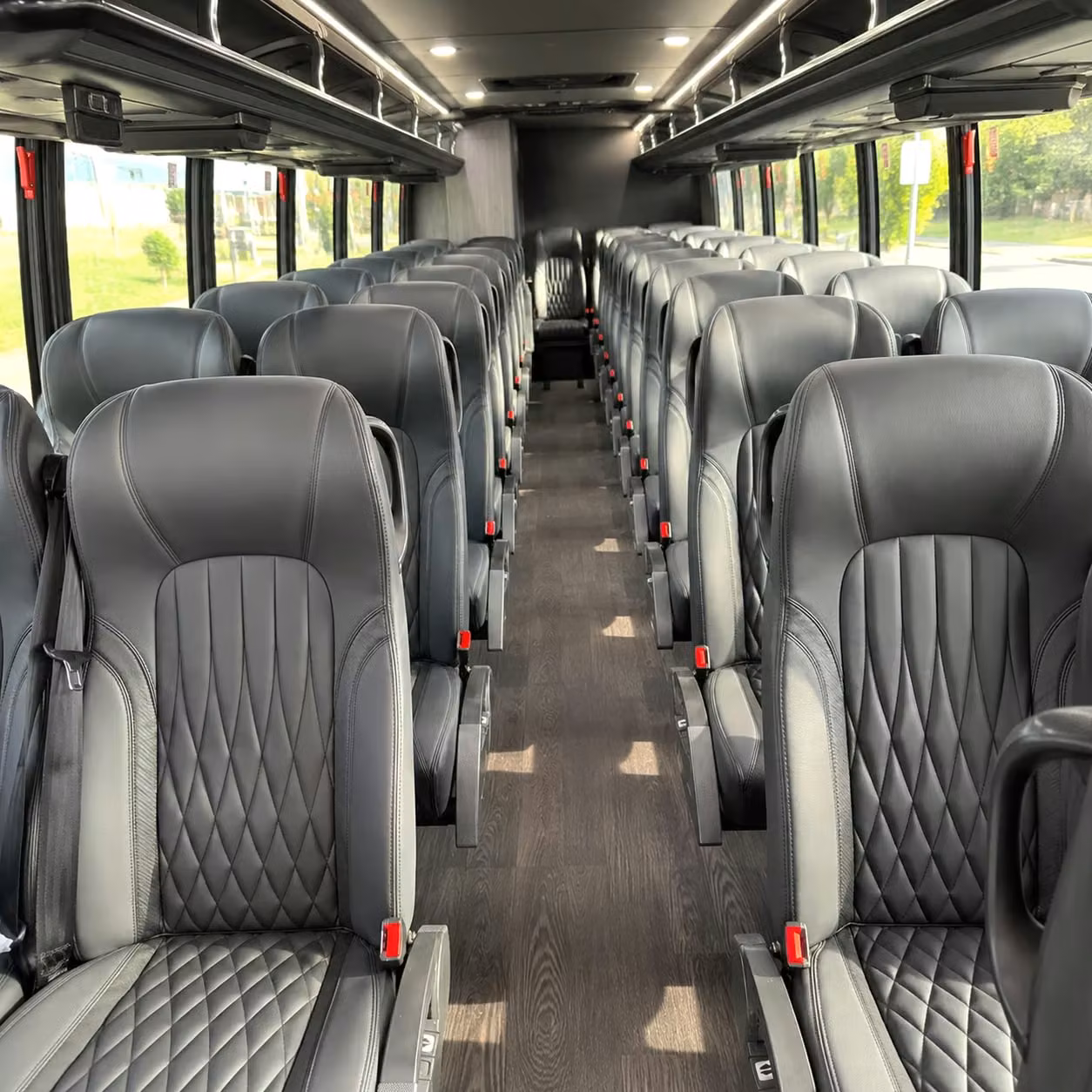 25 passenger minibus interior