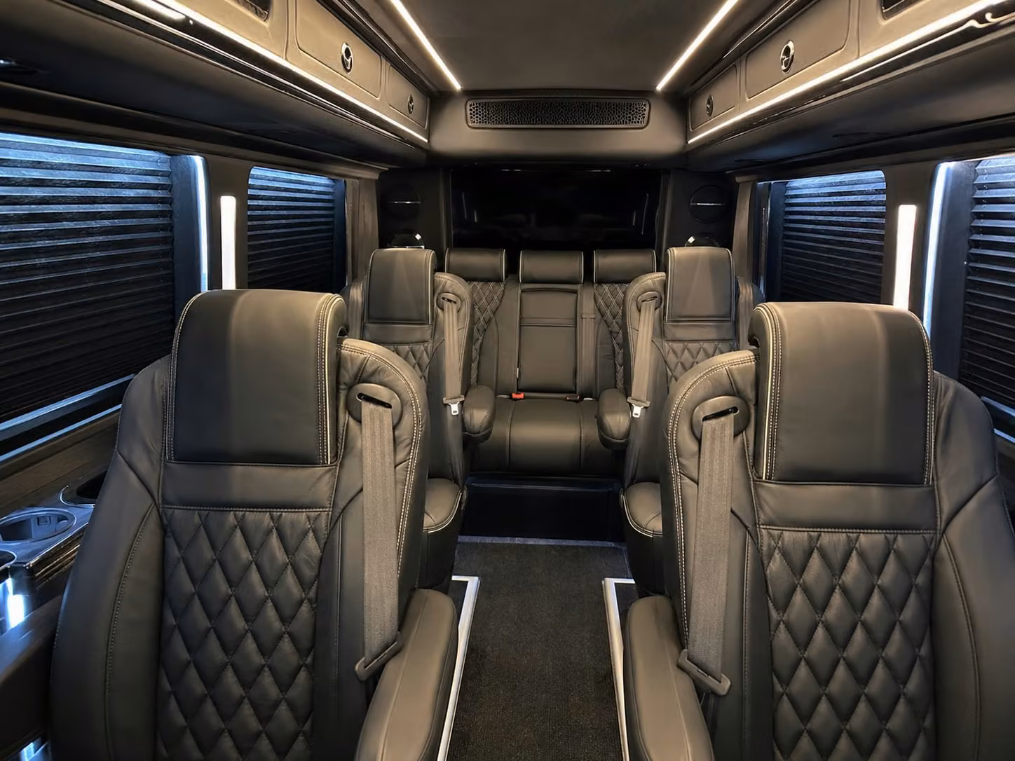 sprinter van with driver interior