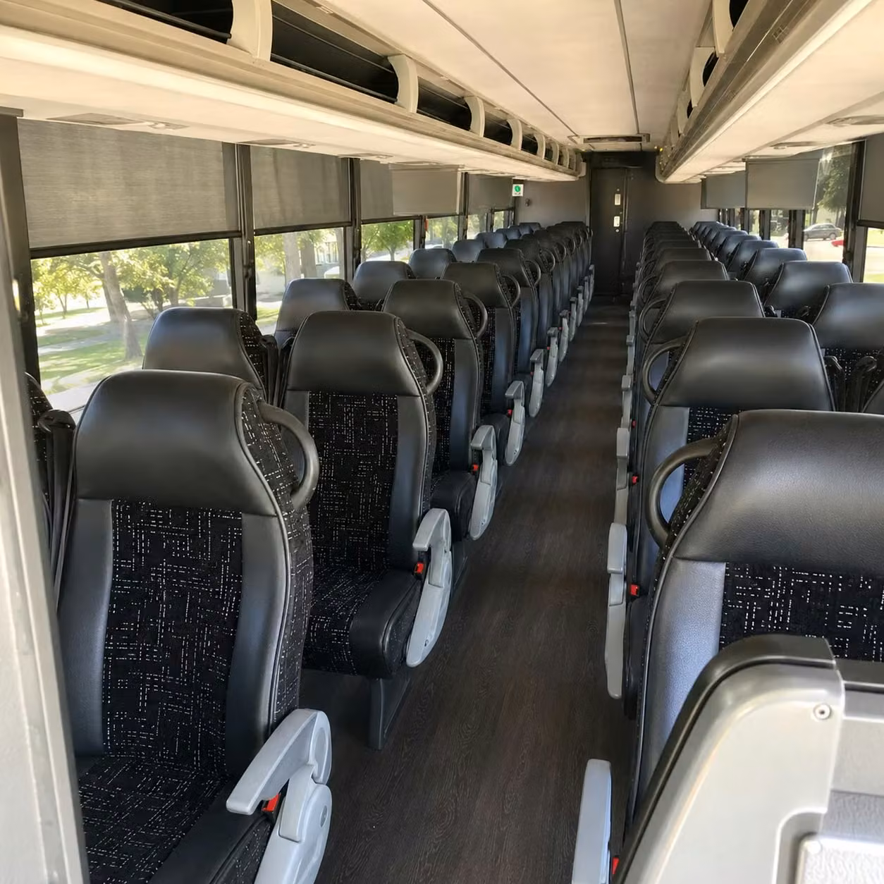 wylie charter bus interior